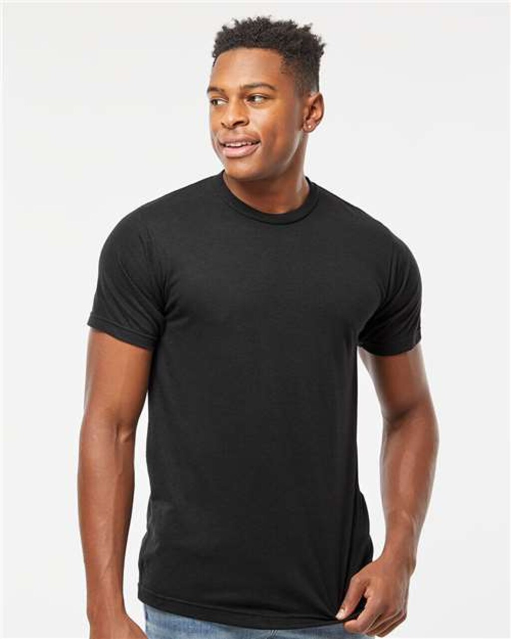 6 Pack: Tri-Blended T-Shirt Polyester/ring-spun USA Cotton/Rayon